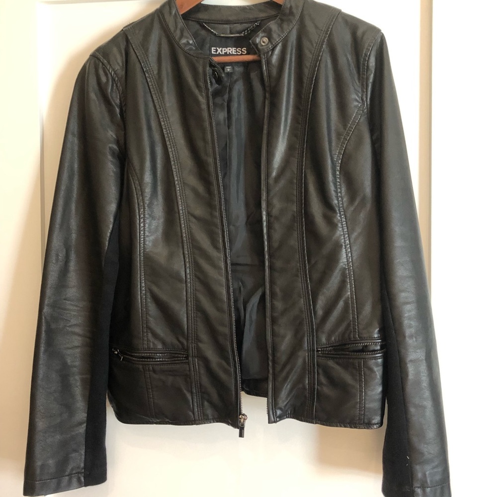 Express Leather Jacket Size M